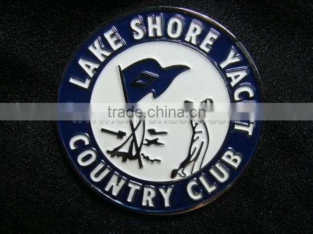 High quality die cast metal badge