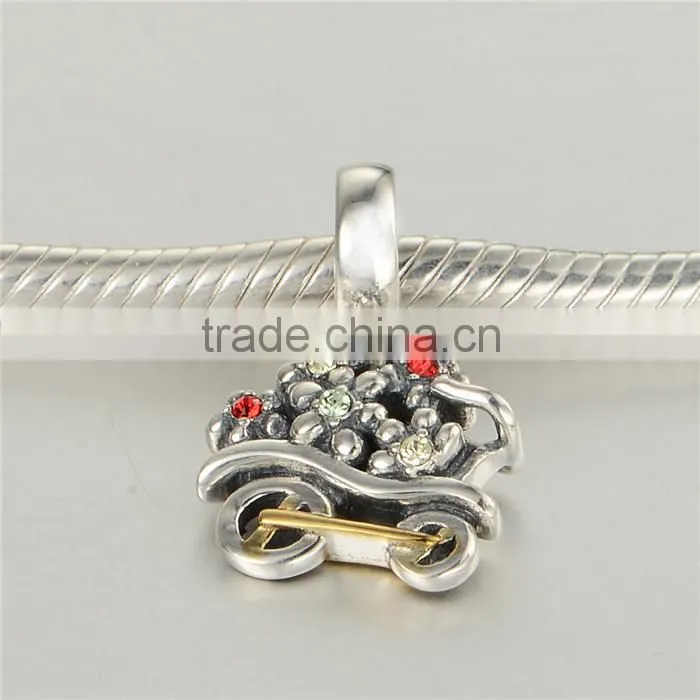 S925 New Arrival Bike Design Fashion Bracelet 2016