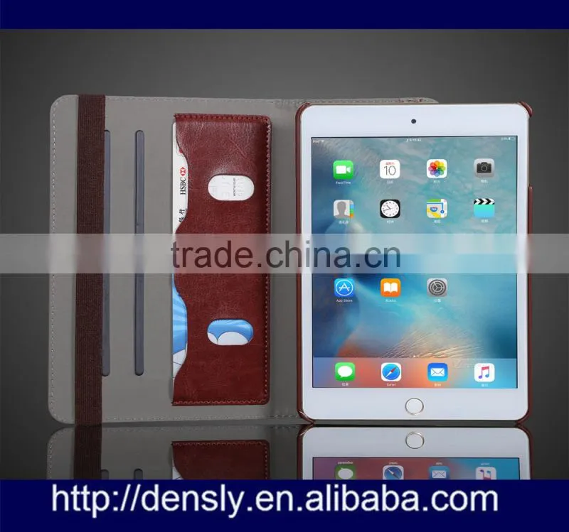 New Arrival For iPad mini 4 360 Rotating Leather Case