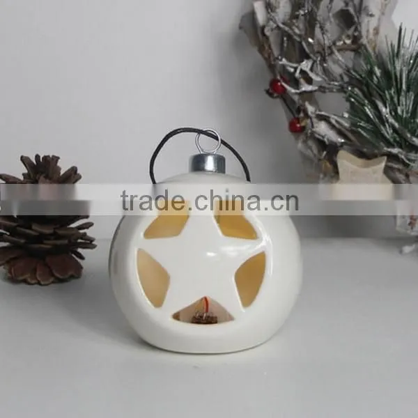 Star Shaped Christmas LED Candle Holder