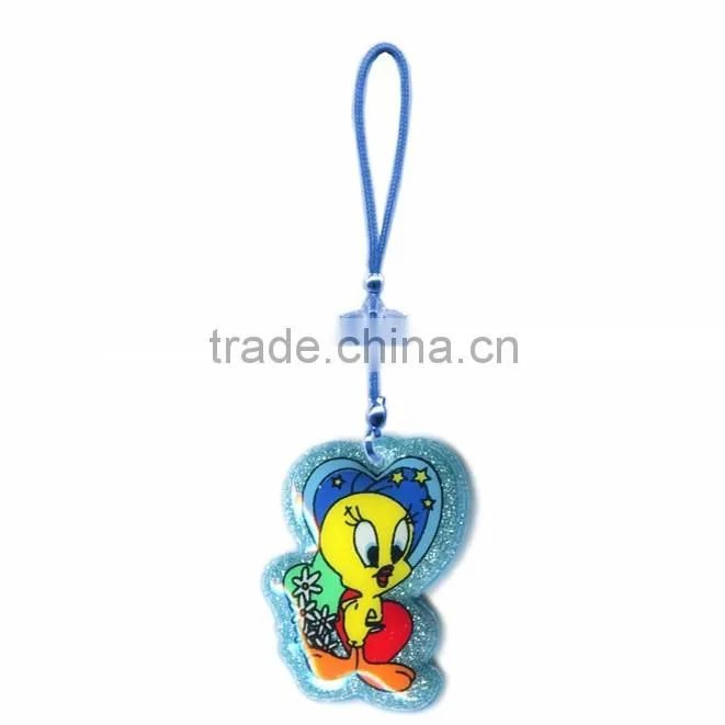 Wholesale Customized Cartoon Shaped Flocking PVC Phone Rub