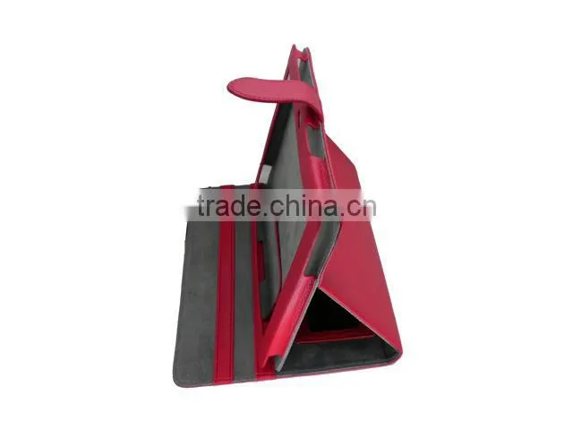 For Samsung Galaxy Tab 10.1 P7510 leather case stand red