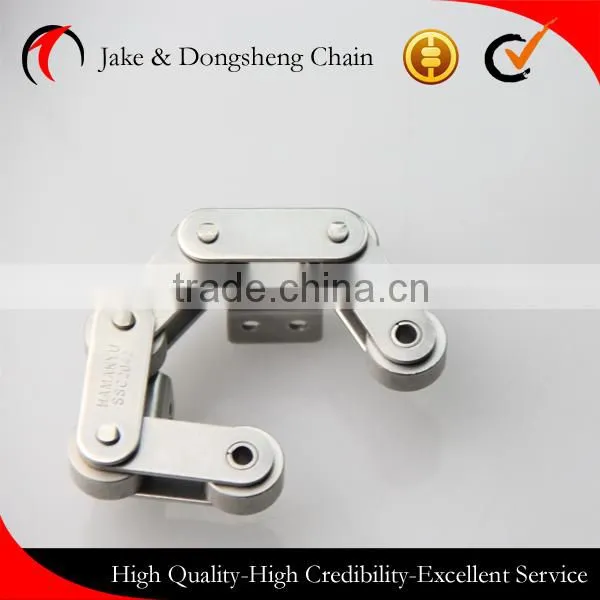 Zhejiang Jinhua DSC Double pitch conveyor chians large roller SSC2042/SSc208AL
