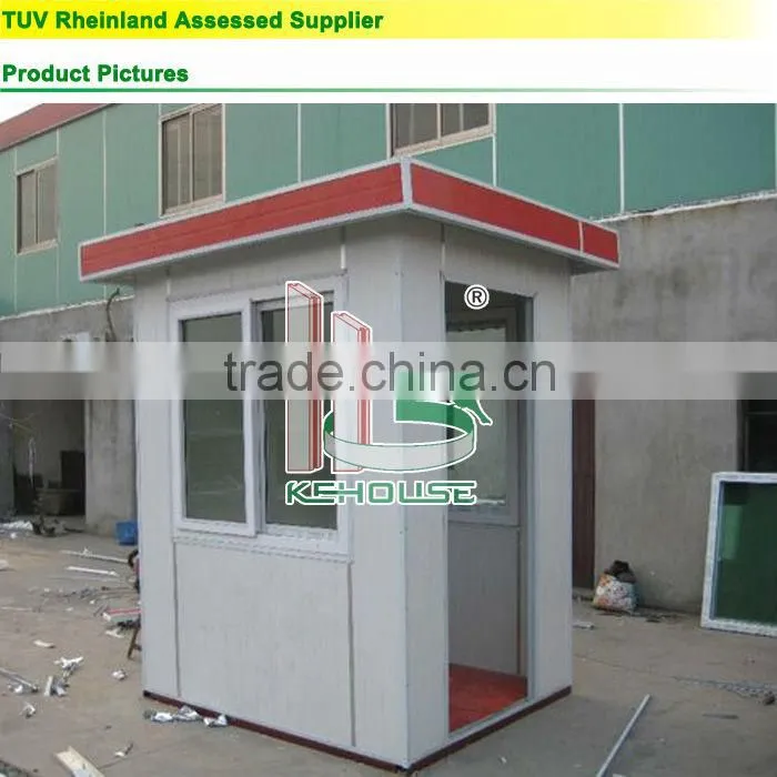 Comfortable low cost fast install military container sentry box