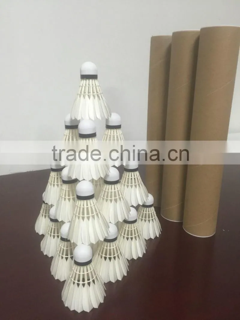 equal to AS 30 Second Class goose feather shuttlecock badminton for tournament and practice