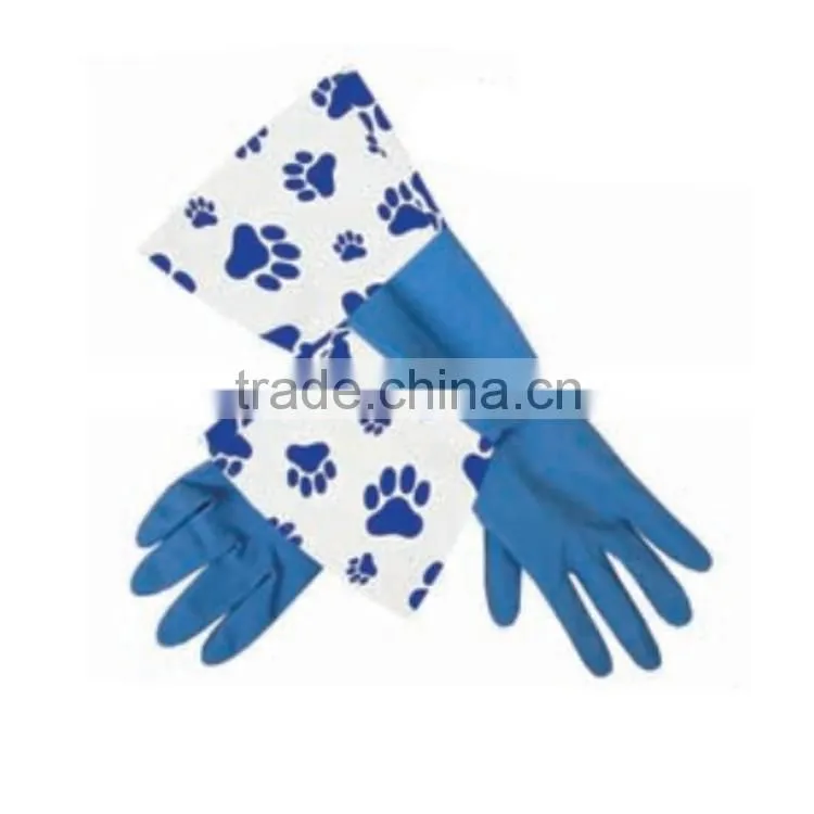 whole sale elbow length household kitchen latex gloves