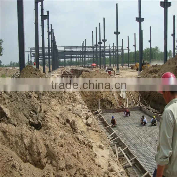 fabricated carbon high quality portal frame steel structure warehouse