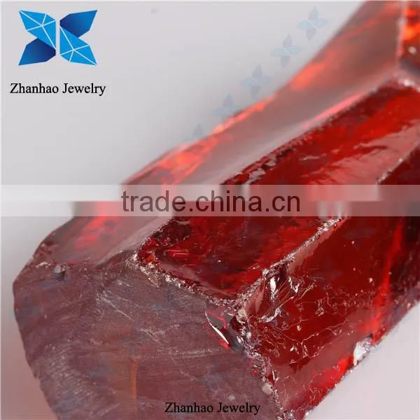 synthetic champagne cz stone color rough cubic zirconia