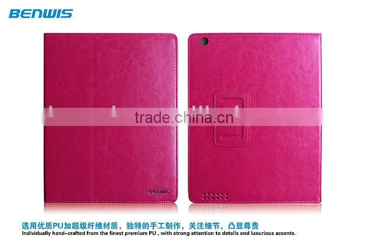 book style cover case for ipad 2/3/4 book case with stand function