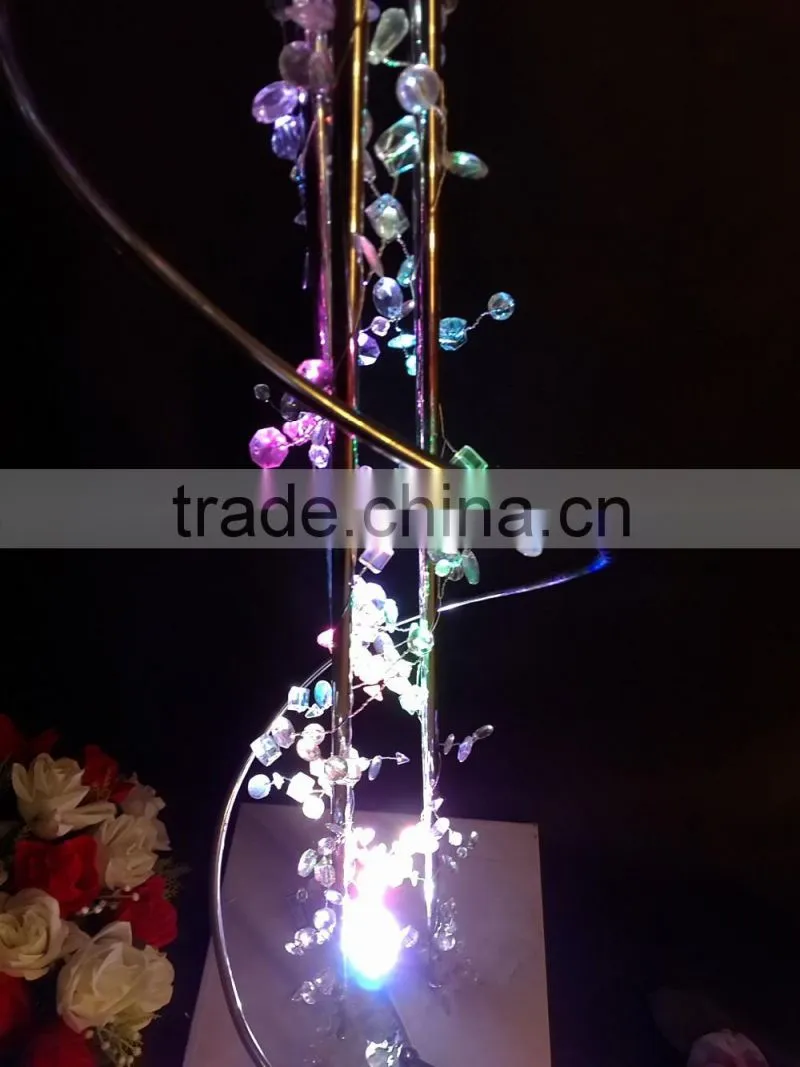 LED lighting crystal wish trees for wedding evening decoration