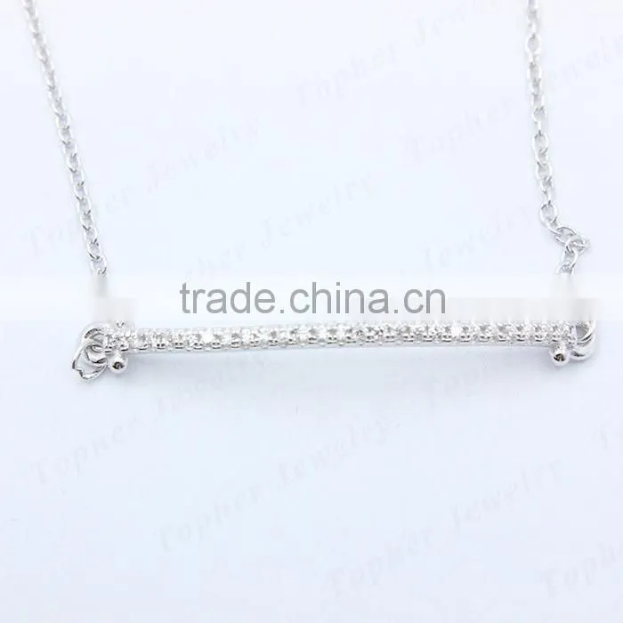 925 silver rhodium plated bracelet wholesale silver jewelry