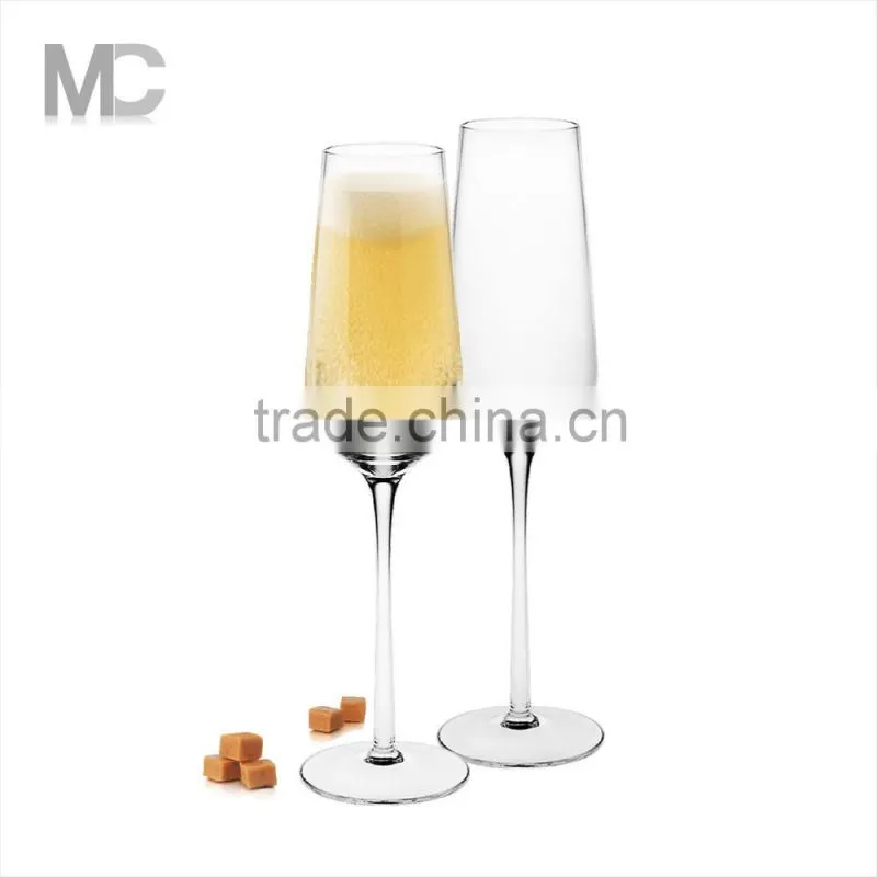Wholesale Handmade Home Decoration Fancy Crystal Champagne glass flute