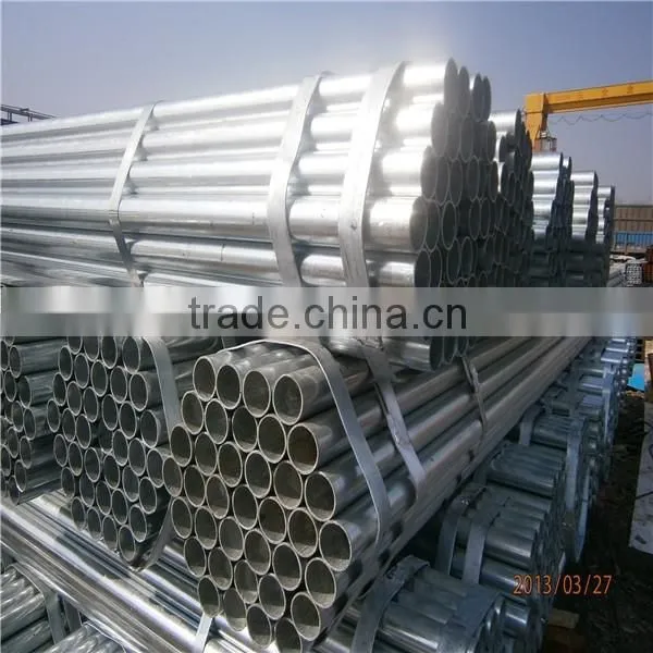 Popular hot sale universal size hot dipped galvanized steel pipe in low price