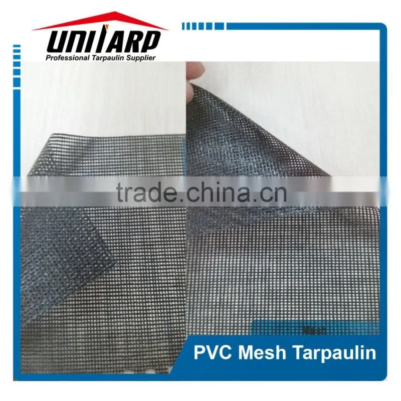 pvc mesh tarpaulins/woven polyester fabric/pvc polyester mesh traps