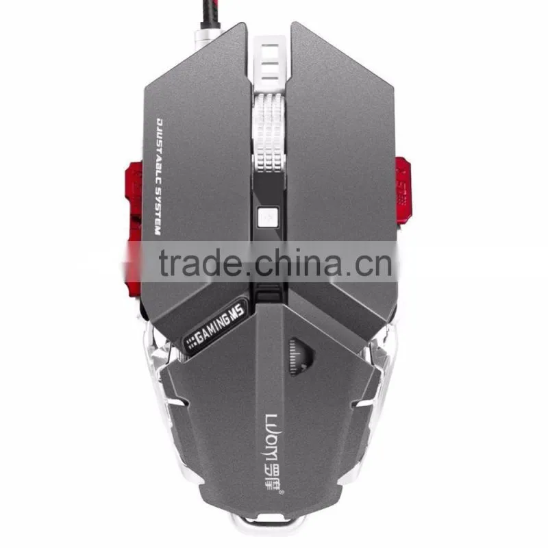 LUOM G50 Gaming Mouse 4000 DPI 10 Buttons Optical Wired Professional Mechanical Game Mouse