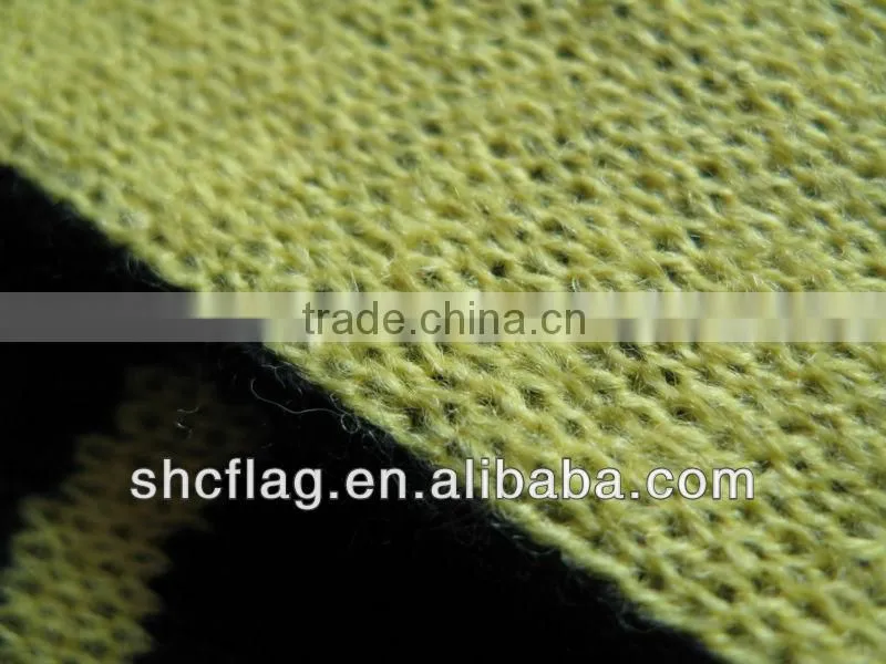 Custom british national knit flag scarf