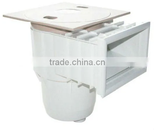 New design pool wall skimmer