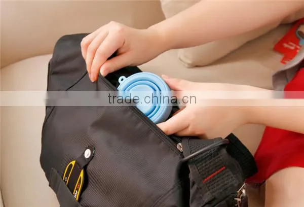 Portable foldable silicone cup,factory directly