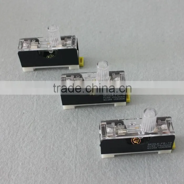 FS101 Fuse Holder Glass Fuse 6X30mm