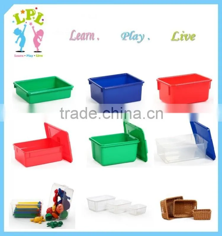 2016 hot sale wholesale high quality 5 inch pp material large plastic storage tray