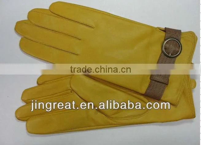 leather gloves/pu gloves with Snake Pattern