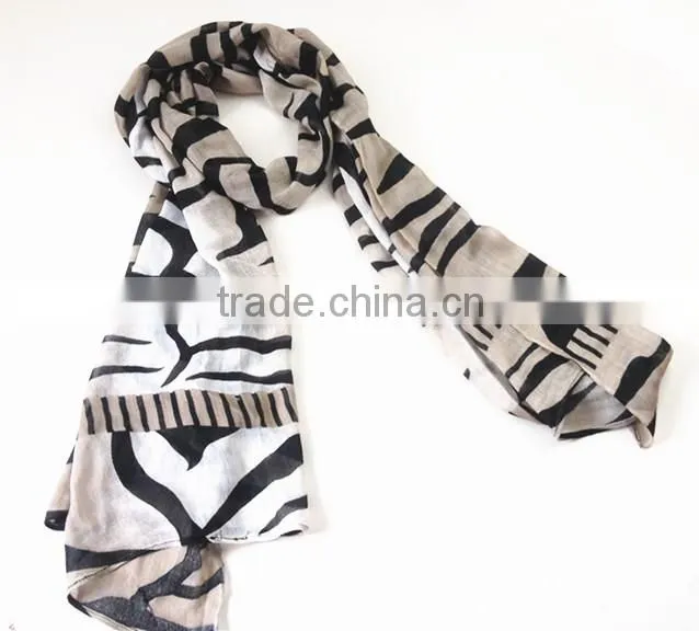 Fashionable big size custom viscose scarf