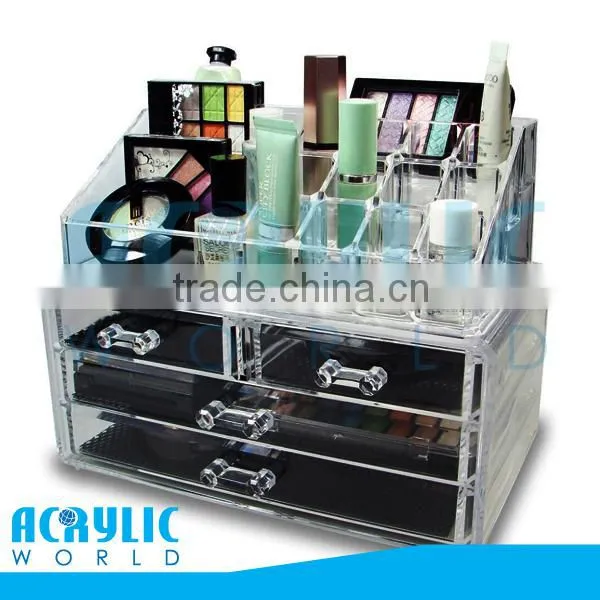 cosmetic counter display/cosmetic eyeshadow display/cosmetic display showcase