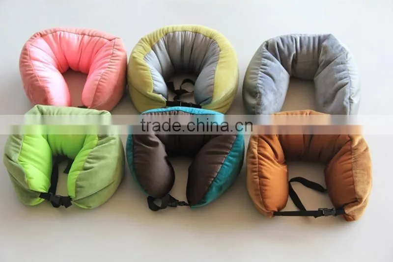 2016 Hot Sale Soft Microbead MUJI style Travel U Shape body Pillow