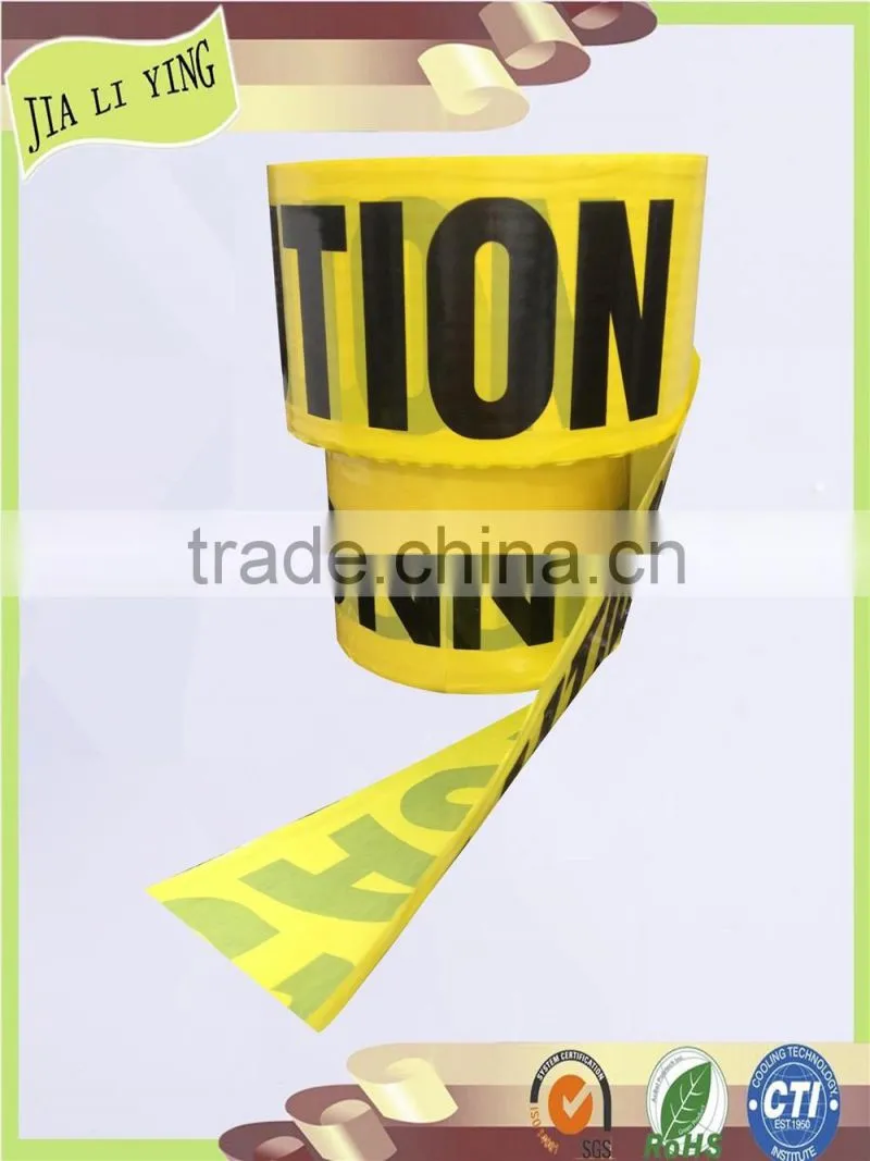 None-adhesive Police Caution Tape for Safety Warning