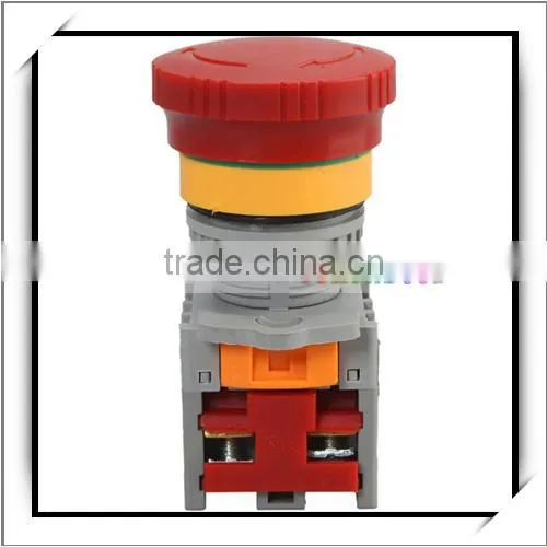 TN2BK Big Head China Emergency Button Switch Red