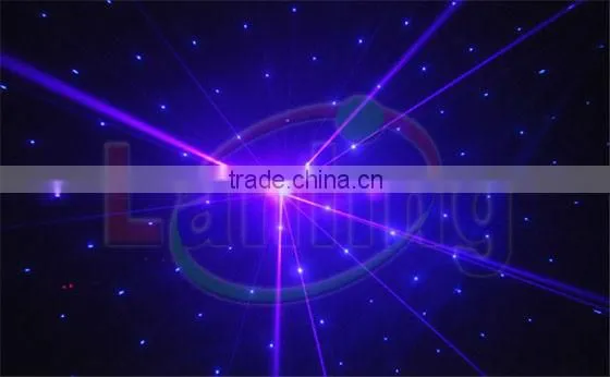 LV658RB Twinkling "Moving Head" RB Laser Red: 100mW, Violet blue: 100mW