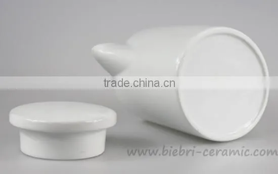 1000ml Antique Plain White Custom Printed Porcelain Ceramic Teapot Water Kettle With Mugs Cups Sets