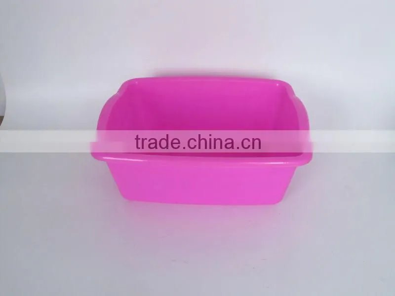 8L rectangular plastic wash basin