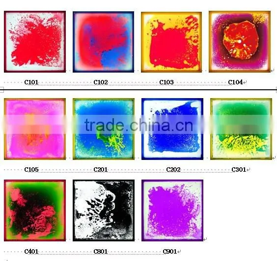 2016 fashion design decorative pvc color liquid floor,glitter liquid tile