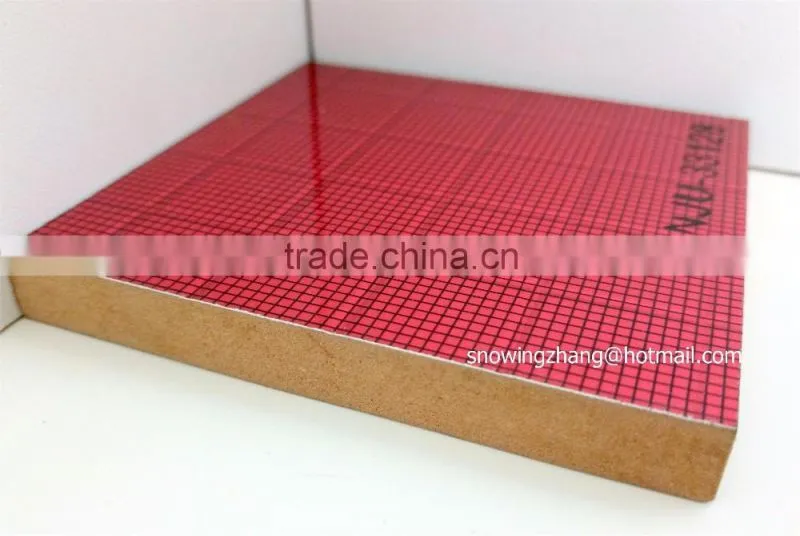 UV finished aluminum foil faced mdf board for kitchen cabinet ,high glossy uv