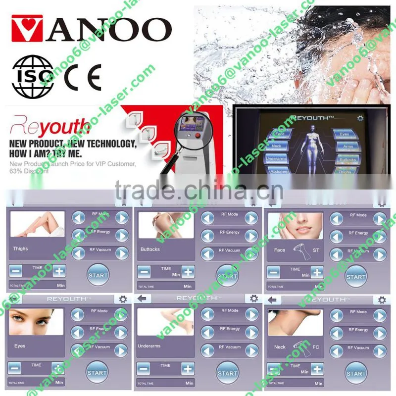 Multi-Frequence RF machine/body contour equipment/face lifting system