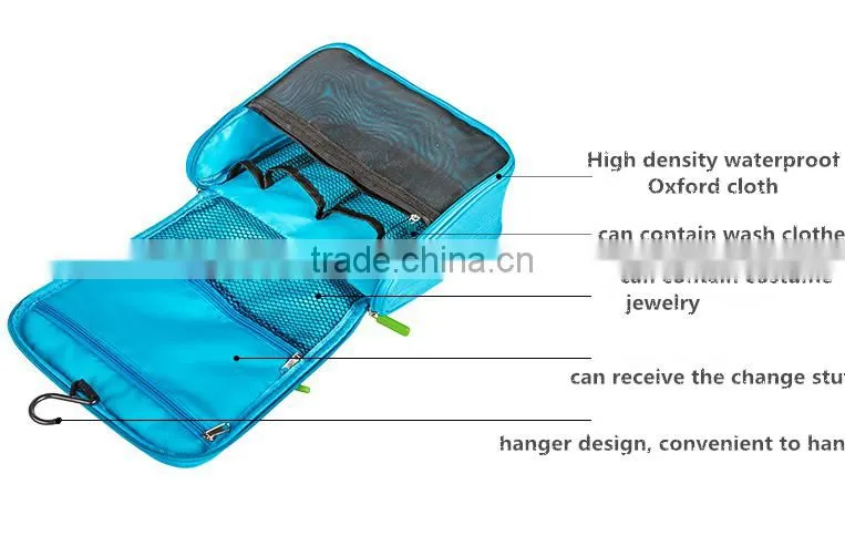 New Camping Travel Cosmetic bag Case Toiletry Makeup Bag Zipper Organizer Pouch Waterproof Hanging bag