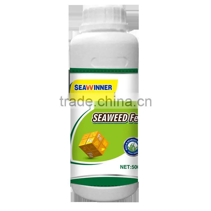 Agriculture Organic Fertilizer China Manufacturer Seaweed Fe