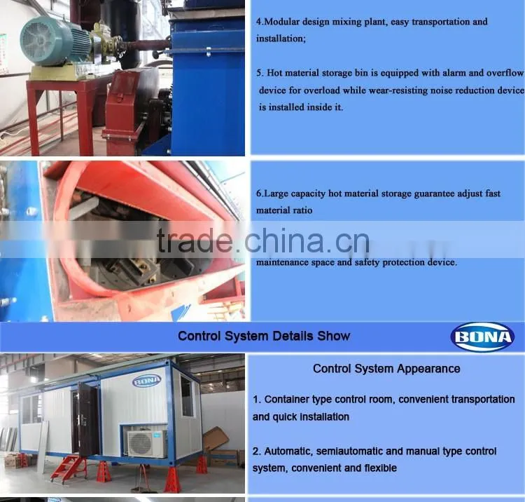 Hot selling asphalt machinery batching type asphalt mixing plant for sale