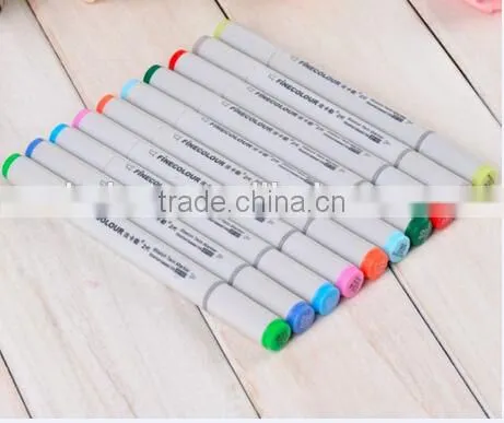 160 vivid color finecolor marker /design marker for art