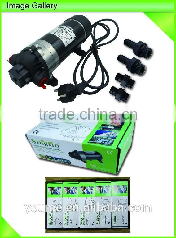 Singflo 5.5L/min electric 12/24v dc agricultural high pressure water pump supply