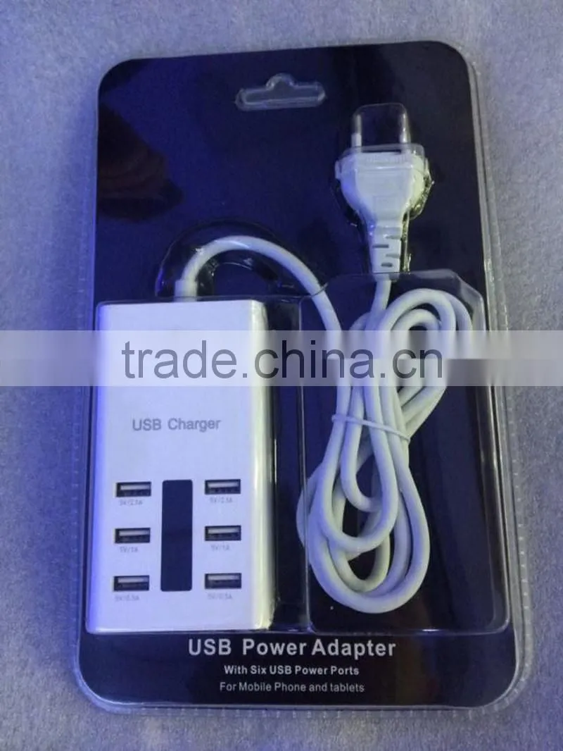 7.2A 6 port Smart USB Desktop Charger Station