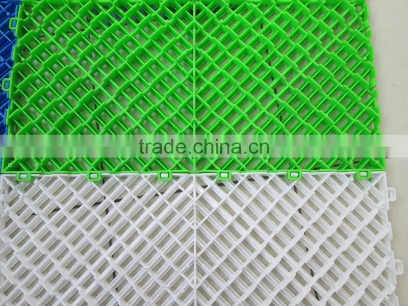 2016 new anti slip Plastic Vinyl Puzzled Interlocked garage matten