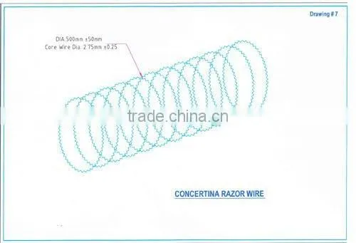 2014Factory low priceBTO-22ISO9001:2000 Double twist Special Designed Diamond Hole Razor Wire Mesh(Joint Venturer)
