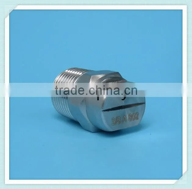 HU series stainless steel flat jet spray nozzle