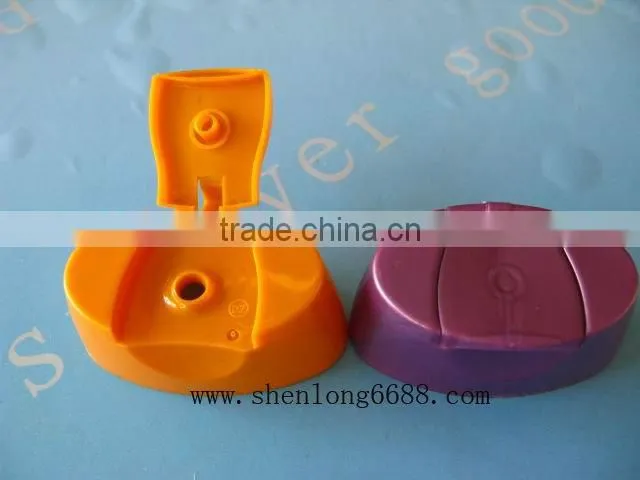 Plastic mushroom flip top bottle cap