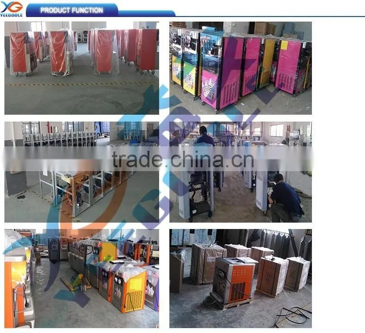 25L commercial 3 flavors table top used italian soft serve ice cream machine