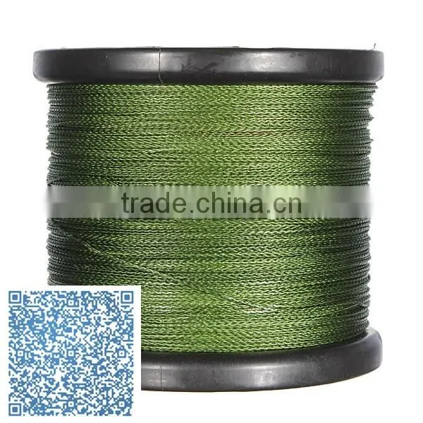 500m Braid Fishing Line 1.0mm 200LB Army Green Black