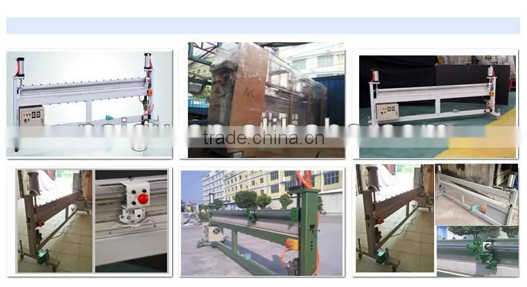 bag production machine with knife
