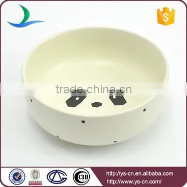 4pcs ceramic kid's dinner set with panda pattern